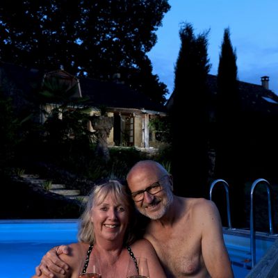 portret echtpaar in Frankrijk