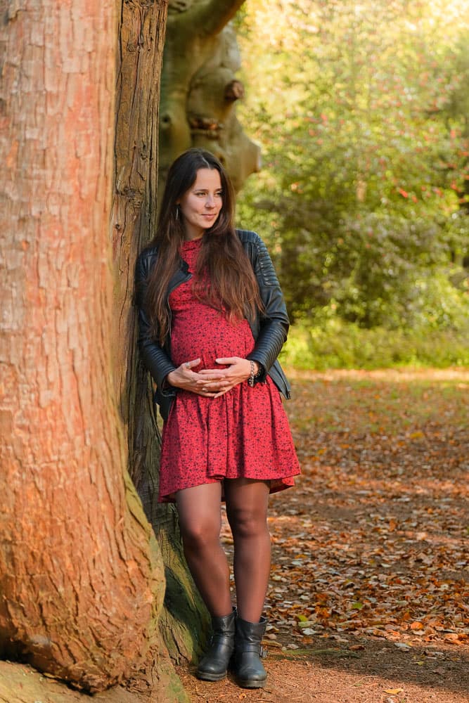 Zwangerschapsshoot buiten