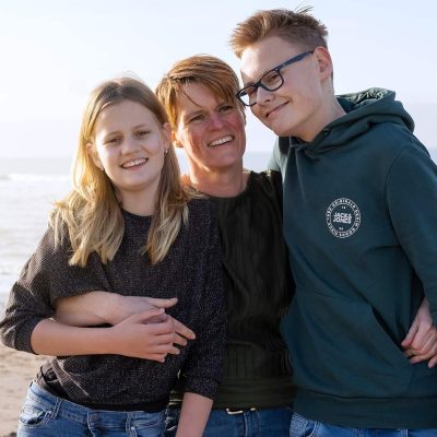 Familieshoot op het strand
